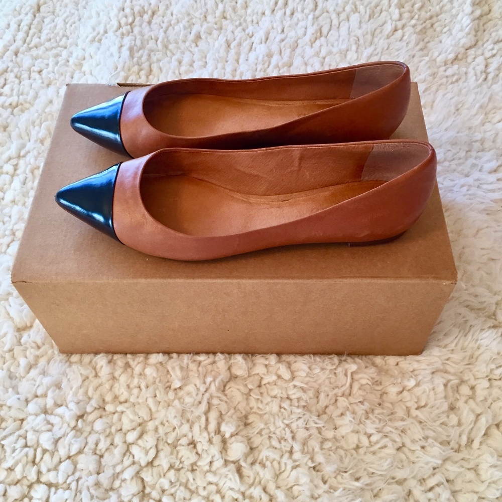 Madewell Two-Tone Flats -- Size 9